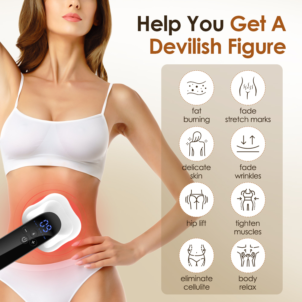 Body Sculpting Machine, Electric Abdomen Massage Device, Cellulite Remover for Belly, Legs, and Arms