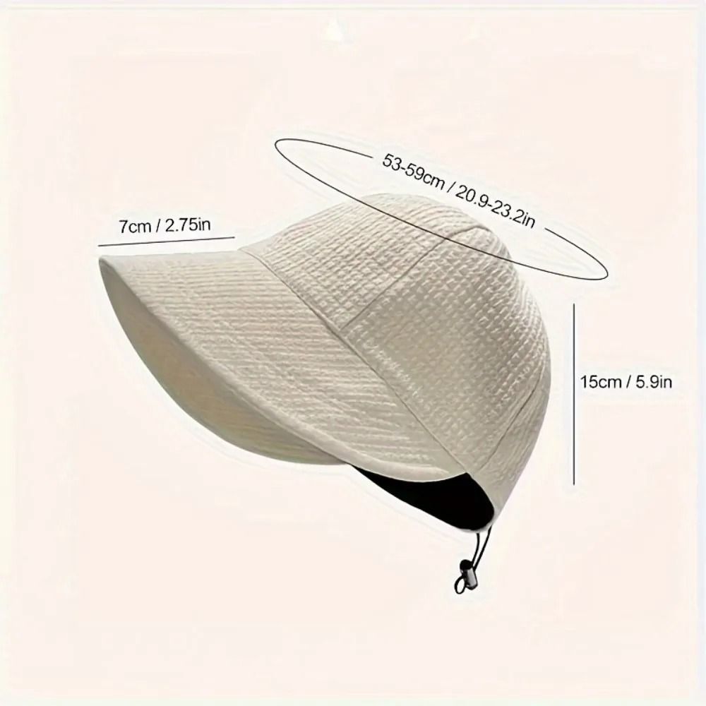 Stylish Waffle Pattern Drawstring Baseball Cap