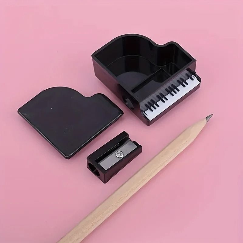 Piano Shaped Pencil Sharpener and Creative Music Stationery Hardware