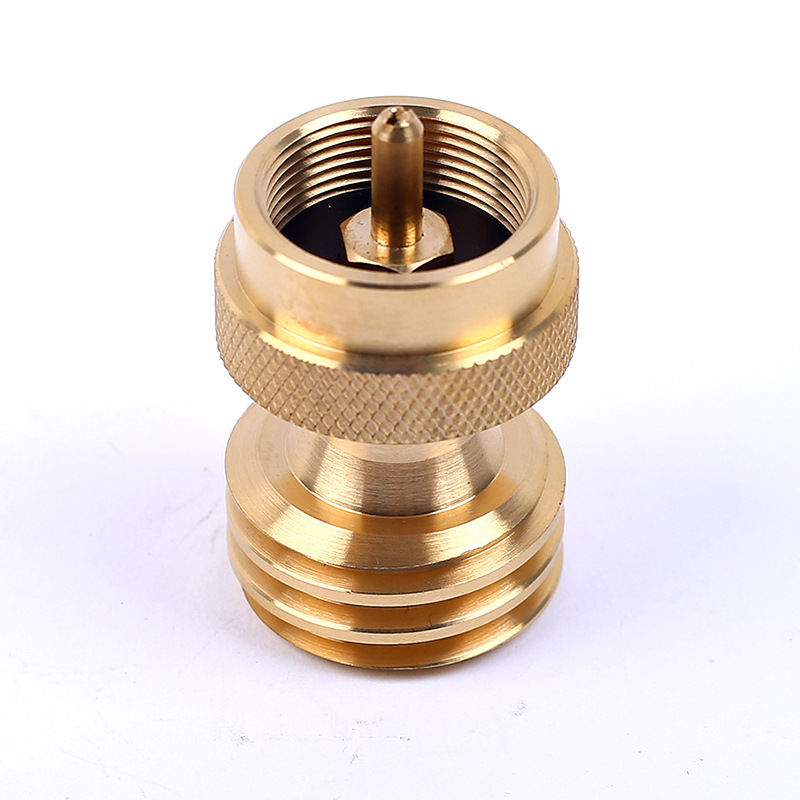 Propane Tank Adapter Brass Converter for Camping Stoves and Grills