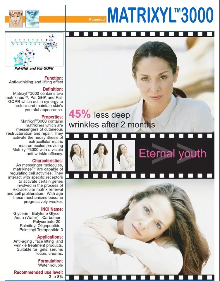 Matrixyl 3000 60% & hyaluronic acid ha Serum Anti Aging Wrinkle