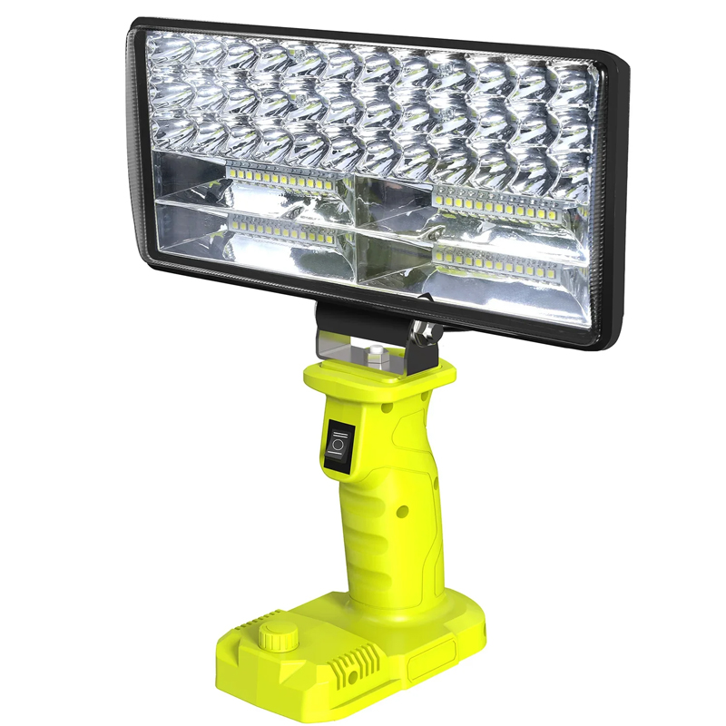 Portable Outdoor LED Work Light & USB Power Bank for Ryobi Batteries