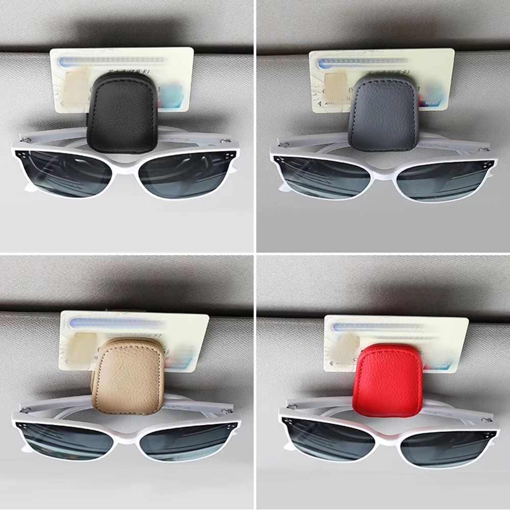 AutoGrip Universal Car Sunglasses & Accessory Organizer – Visor Clip Holder for Cards, Tickets, Pens & Glasses
