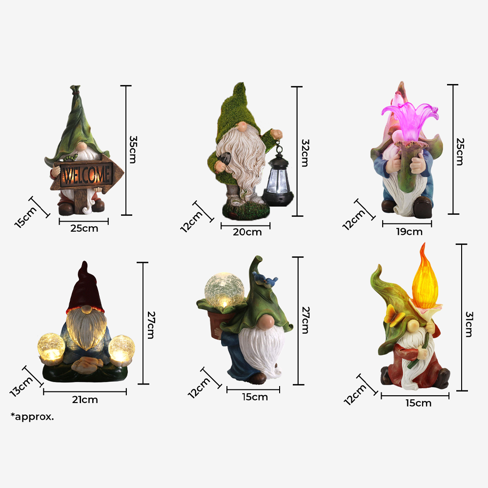 Solar Garden Gnomes