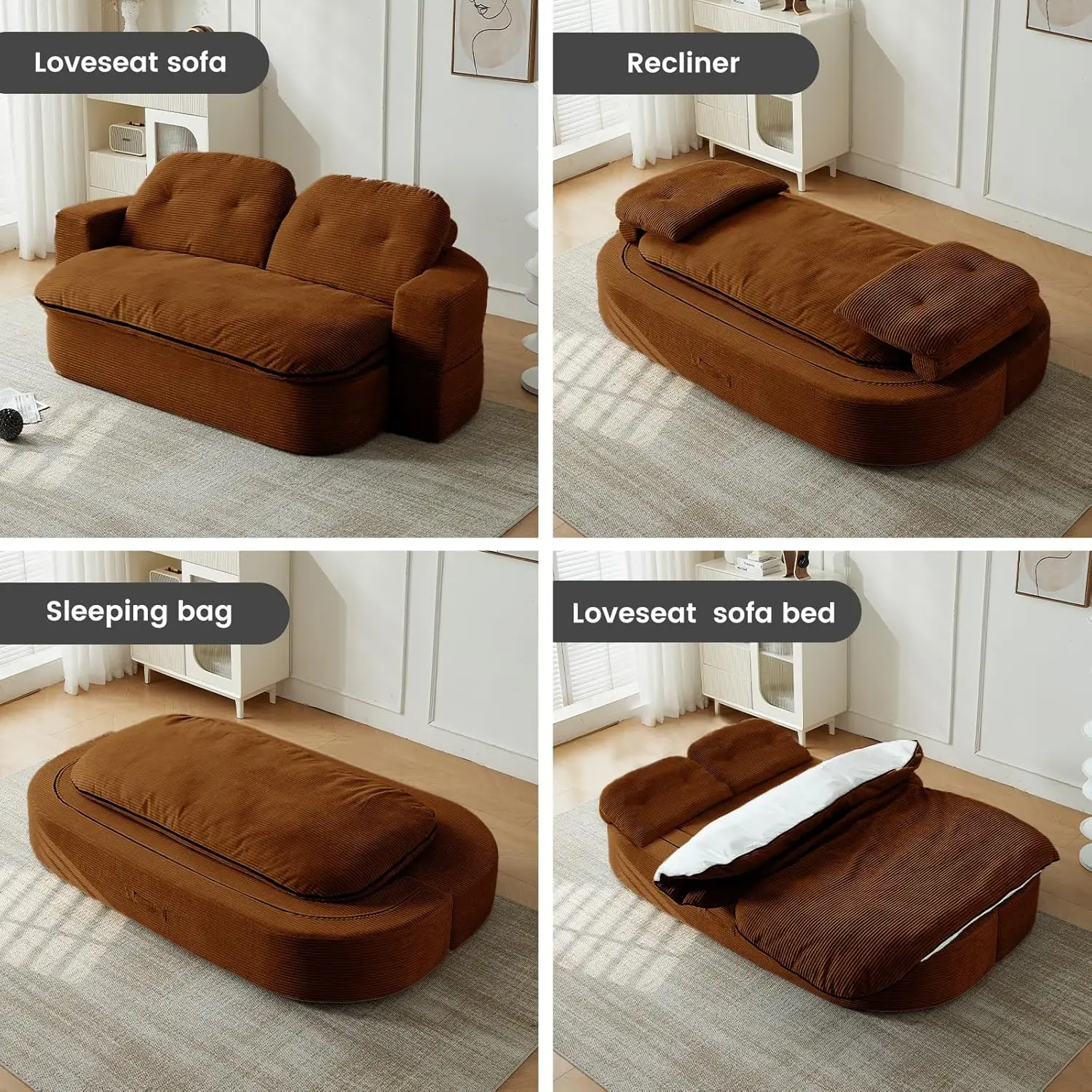 Convertible Folding Sofa Bed 78.9