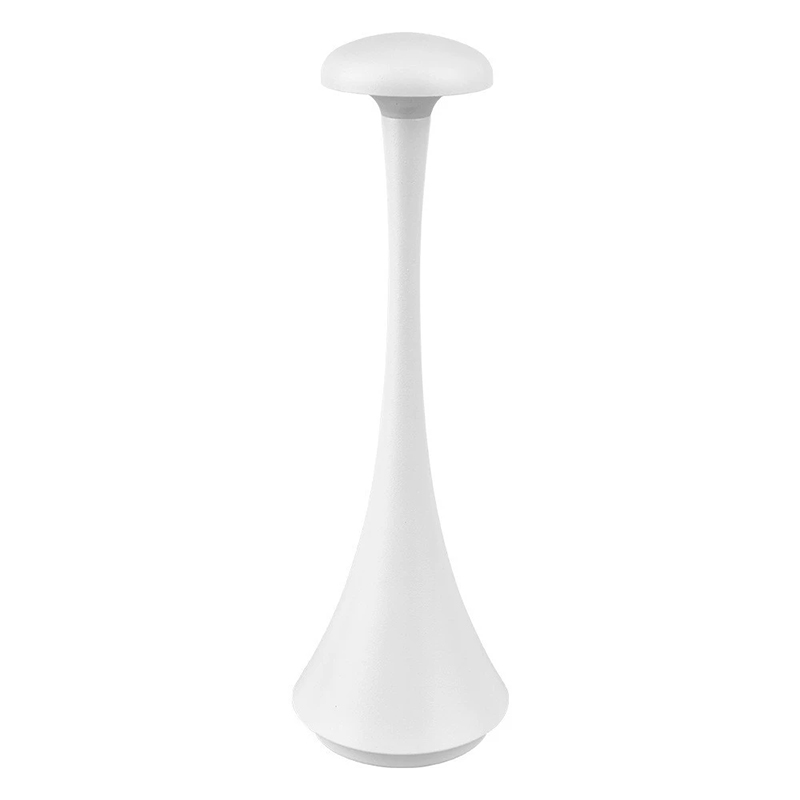 Touch Function LED Desk Lamp with Mushroom Head Rechargeable Portable Desk Light for Bedroom Atmosphere