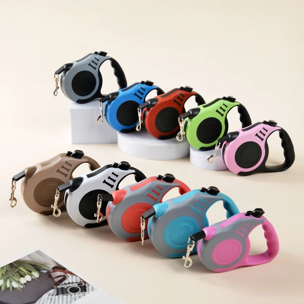 3m/5m Automatic Retractable Dog Leash – Professional Tangle-Free Traction Rope