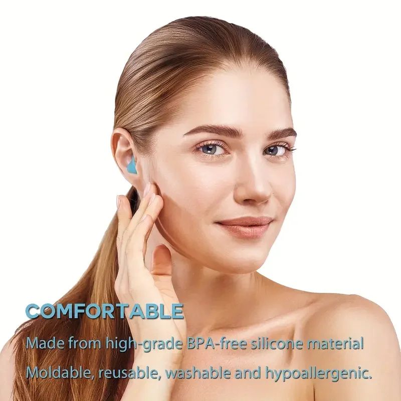 Reusable Silicone Sleep Ear Plugs