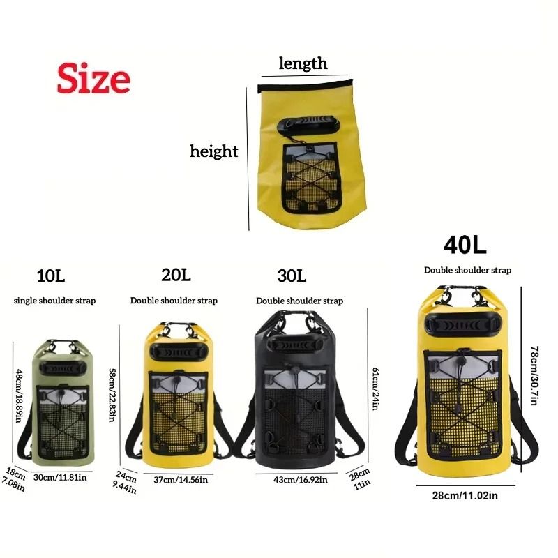 Heavy Duty Waterproof Adventure Dry Back Pack