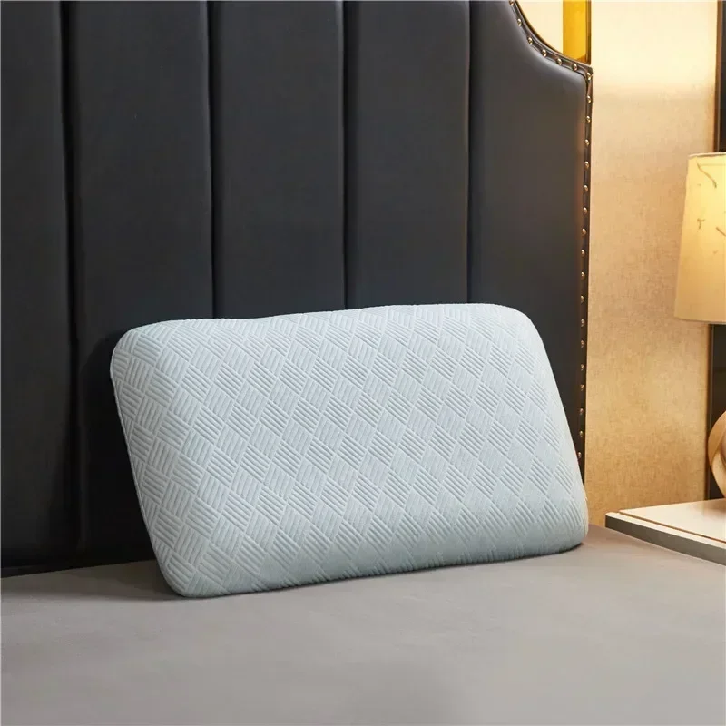 Natural Latex Pillow for Neck Pain Relieve, Comfortable Sleep Orthopedic Pillows, Breathable Cervical Health Care Pilloe