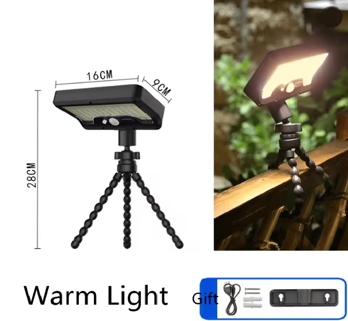 Solar Motion Tripod Security Light