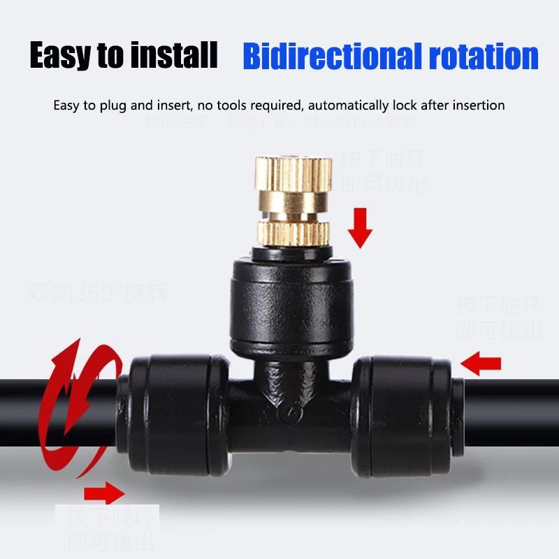 Premium Garden Irrigation Timer & Automatic Garden Watering System with Fog Misting Irrigation Kit