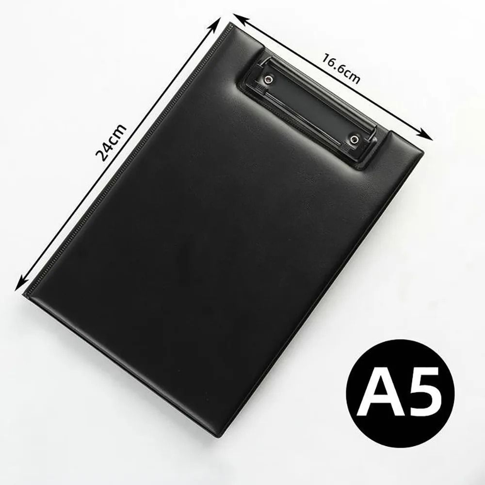 Professional PU Leather Clipboard Folder A4 A5 Foldable Conference Writing Pad