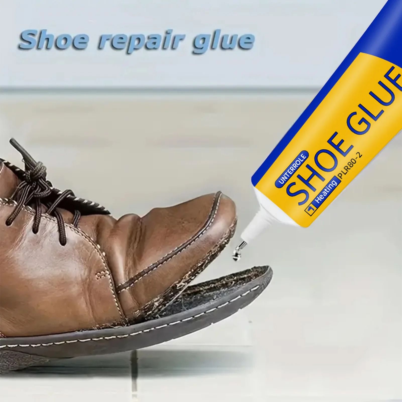 Clear High-Performance Shoe Repair Adhesive Professional Soft Resin Formula