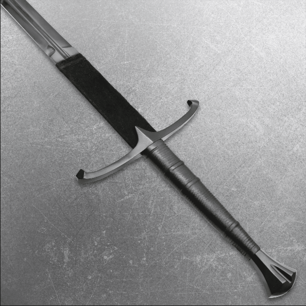 Black Claymore Sword - Historic Forge Edition | 43.5 Carbon Steel Blade & Leather Handle