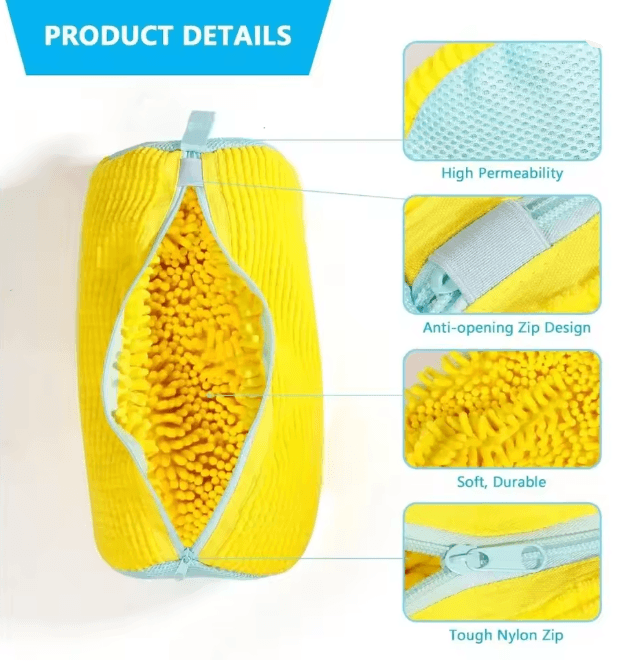 Padded Shoe Laundry Bag