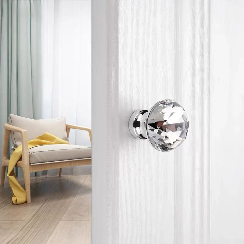 Crystal Diamond Cabinet Knob Set
