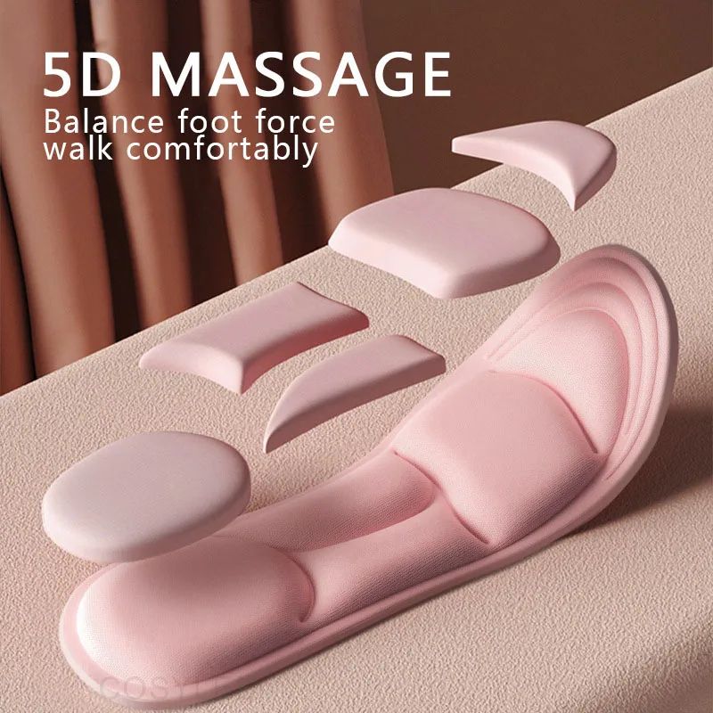 5D Massage Memory Foam Sports Insoles