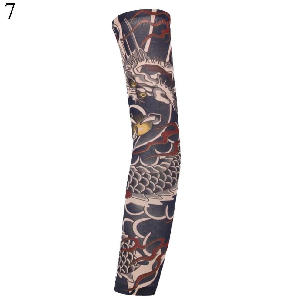 Flower Arm Tattoo Sleeves – Seamless UV Sunscreen Protection – High-Yield Athletic Interaction Hub