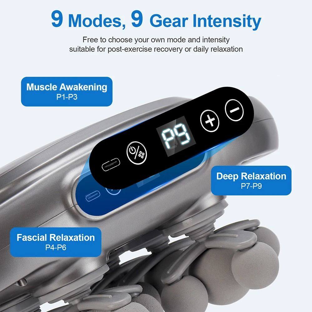 Product Name 22 Head Fascia Gun High Frequency Vibration Body Massage Gun