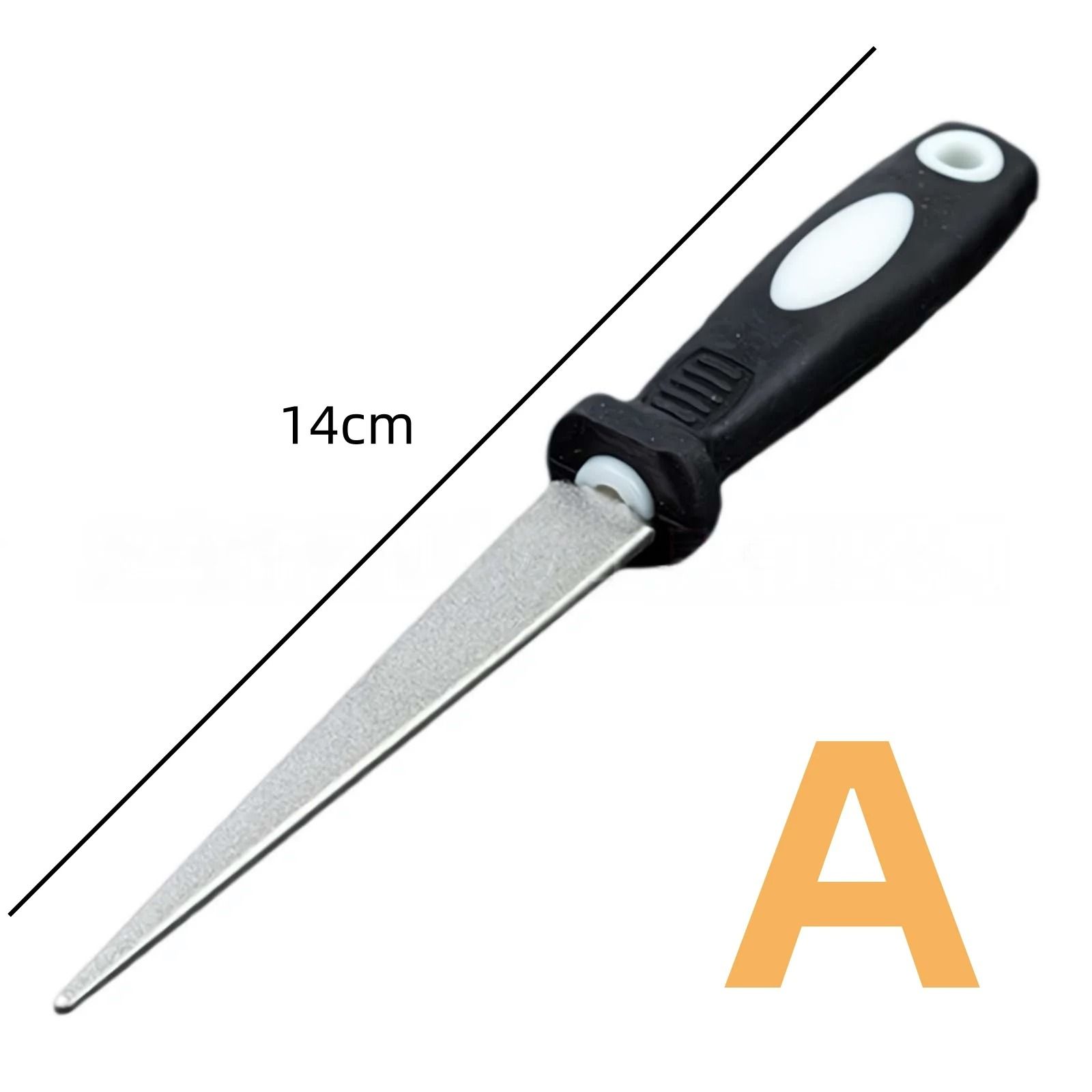 Professional Diamond Small Semicircle File Handheld Double-Sided Sharpening Rod