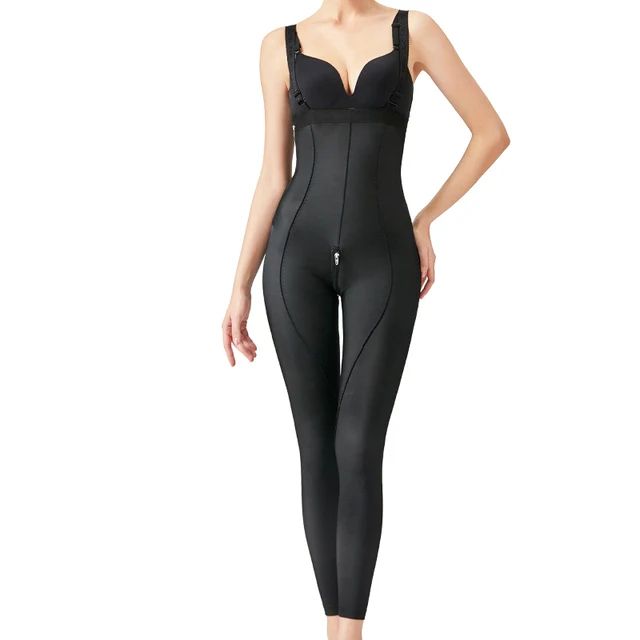 Womens Post-Liposuction Compression Shapewear – Thigh & Belly Control Recovery Pants Medical Body Shaper