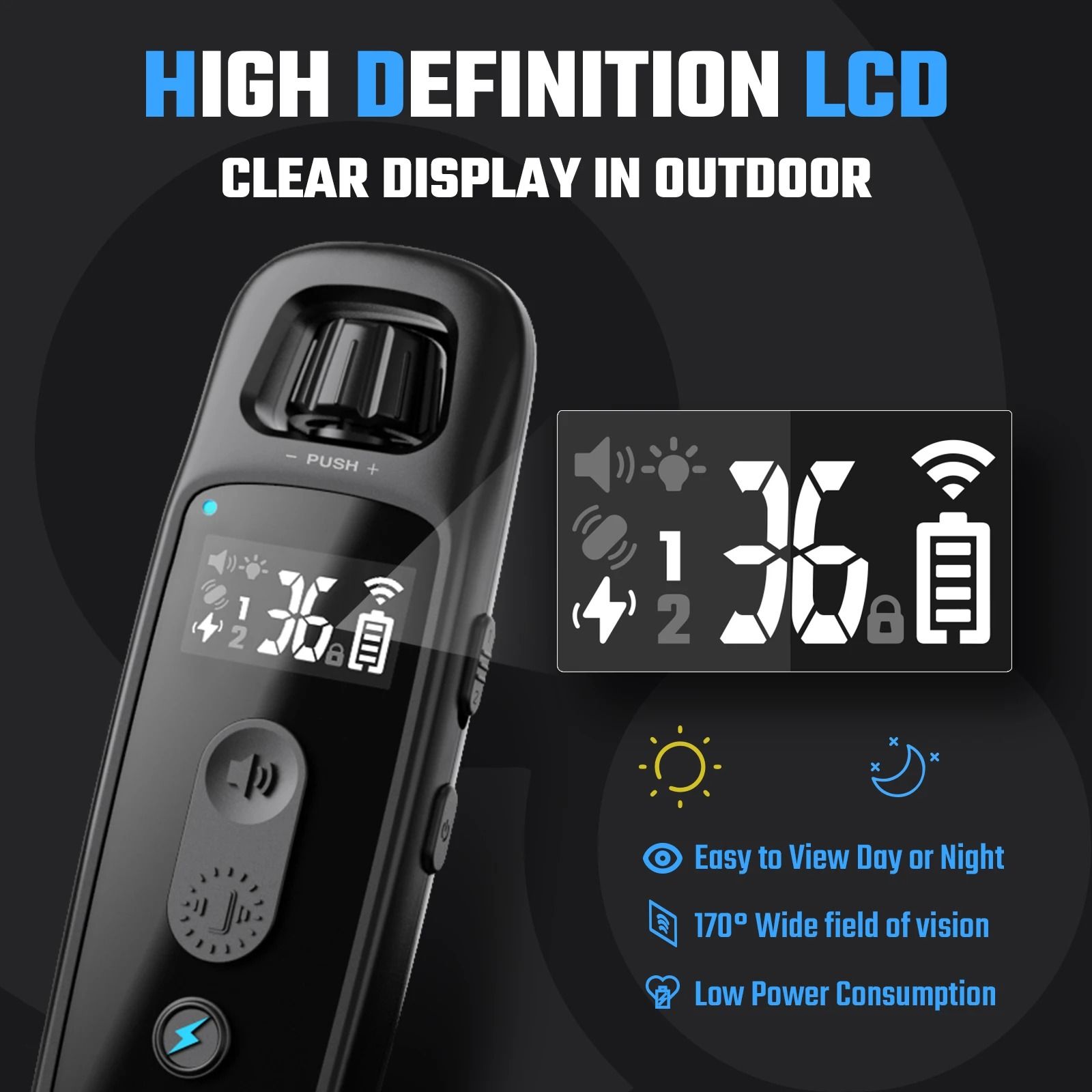Smart Remote Dog Training Collar with Long Range Control