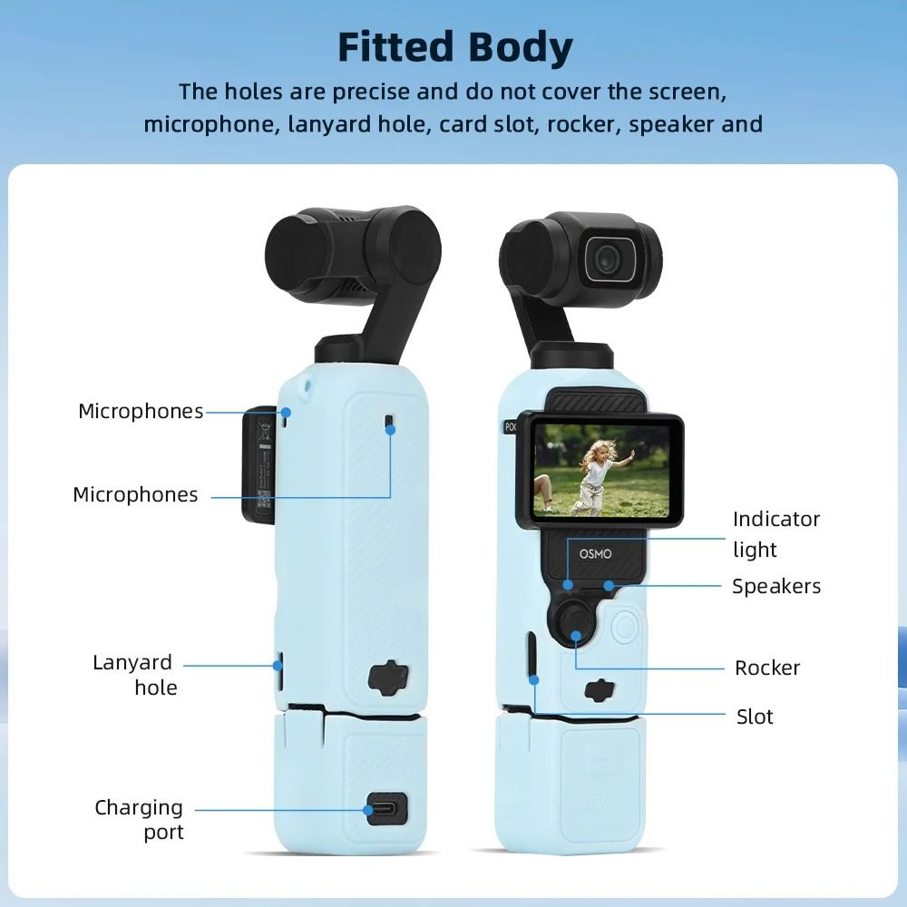 Universal Silicone Protective Camera Shell Set