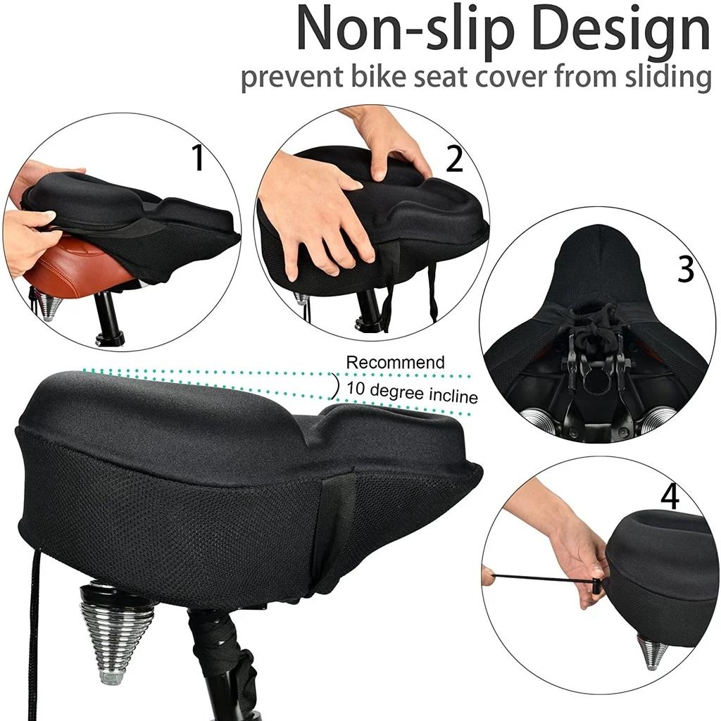 Electric Bike Gel Cushion Seat Cover