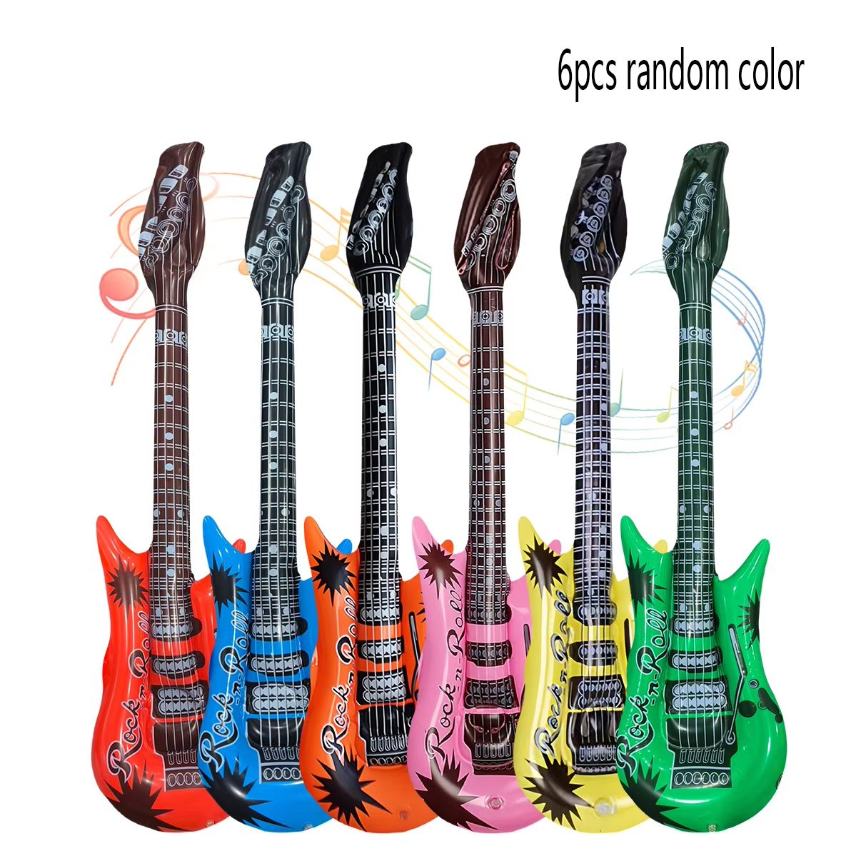 RockStar Inflatable Guitar Set (6-Piece, 37
