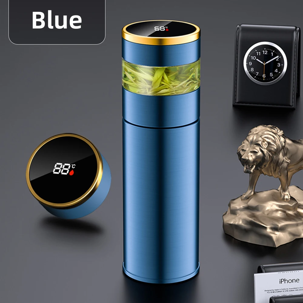 Stainless Steel Tea Thermos with LED Temperature Display