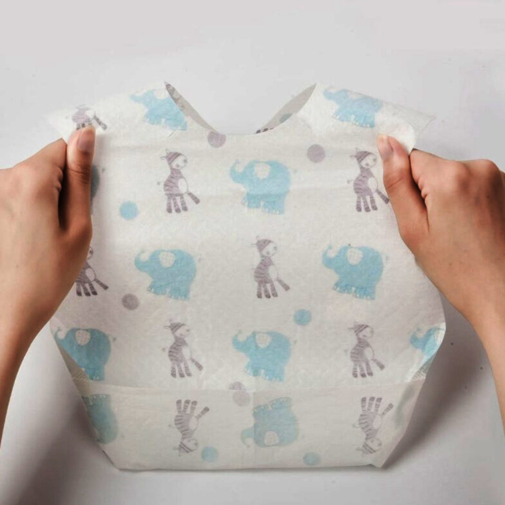 Waterproof Disposable Baby Bibs in Bulk