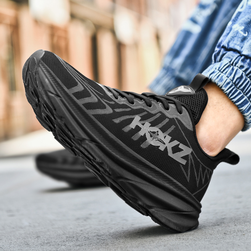 Men Breathable Running Shoes, Non-Slip, Cushioning Sneakers for Outdoor Sports