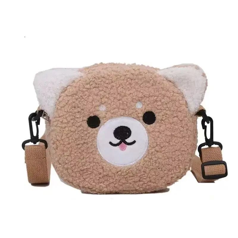 Japanese Style Kawaii Cartoon Plush Crossbody Bag