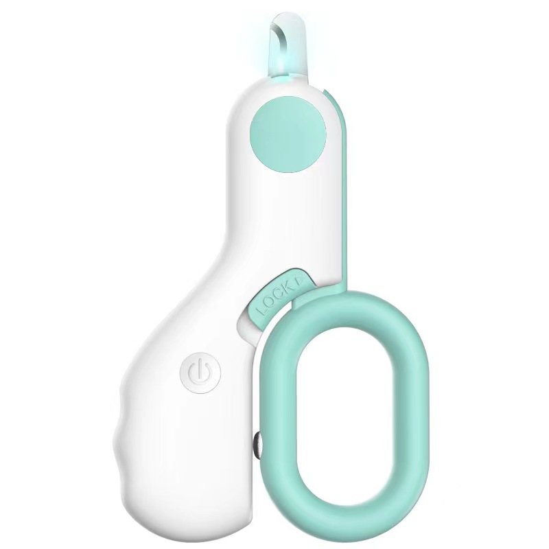 Professional Pet Claw Trimmer with Safety Lock, LED Light Cat Dog Nail Clipper Cutter, Puppy Kitten Grooming Tool Kit
