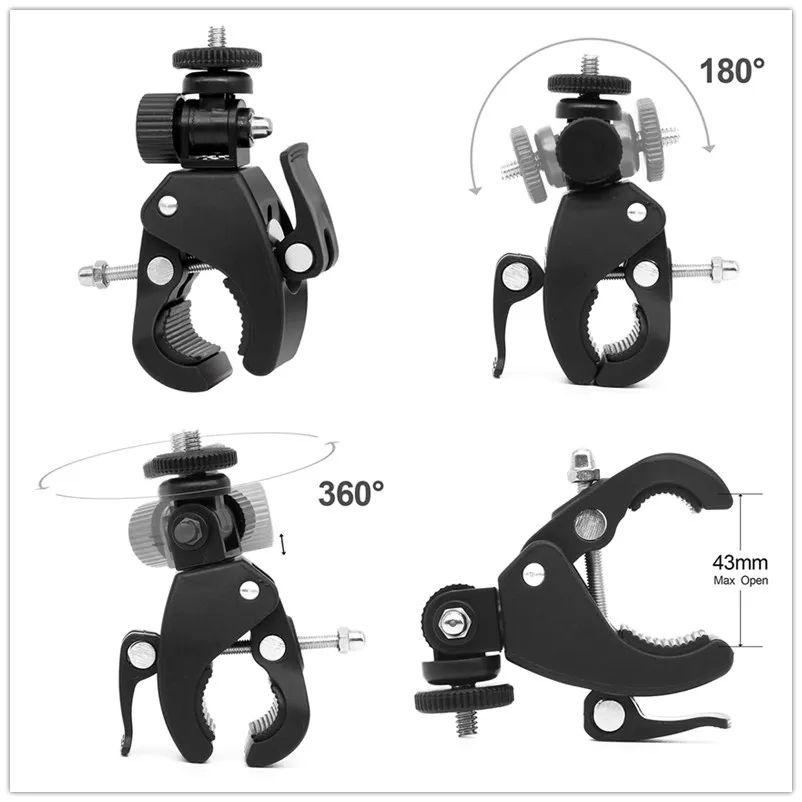 360 Degree Bicycle Handlebar Camera Mount
