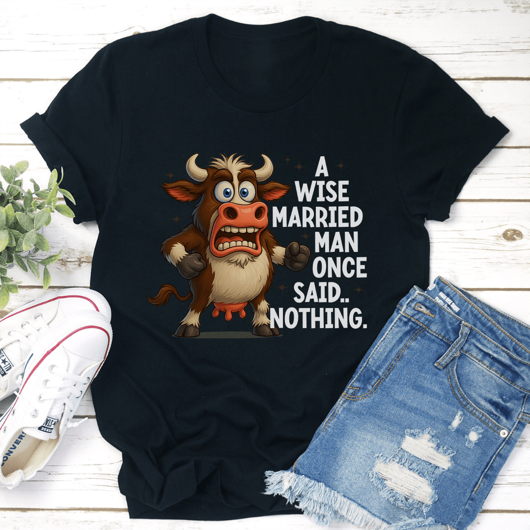 A Wise Married Man Once Said Nothing Tee