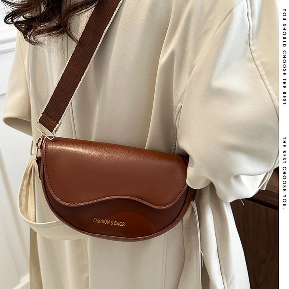 Vintage Saddle Crossbody Shoulder Bag