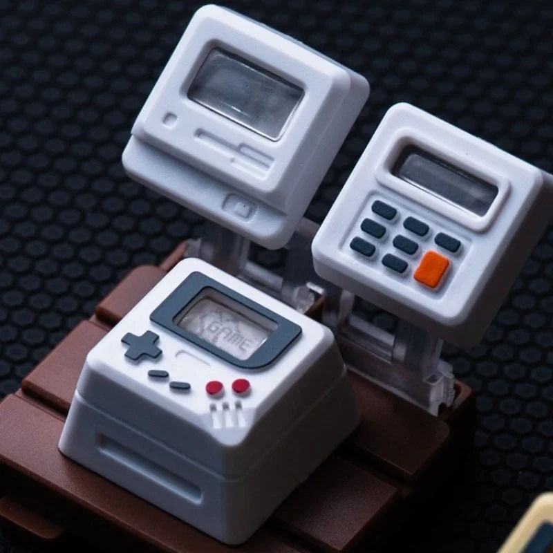K-04 Creative Retro Keycap Set – 3-in-1 Game Console Series – High-Yield Peripheral Interaction Hub