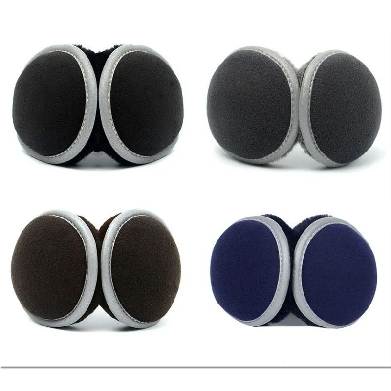 Reflective Foldable Winter Ear Warmers – Unisex Outdoor Cold Weather Earmuffs