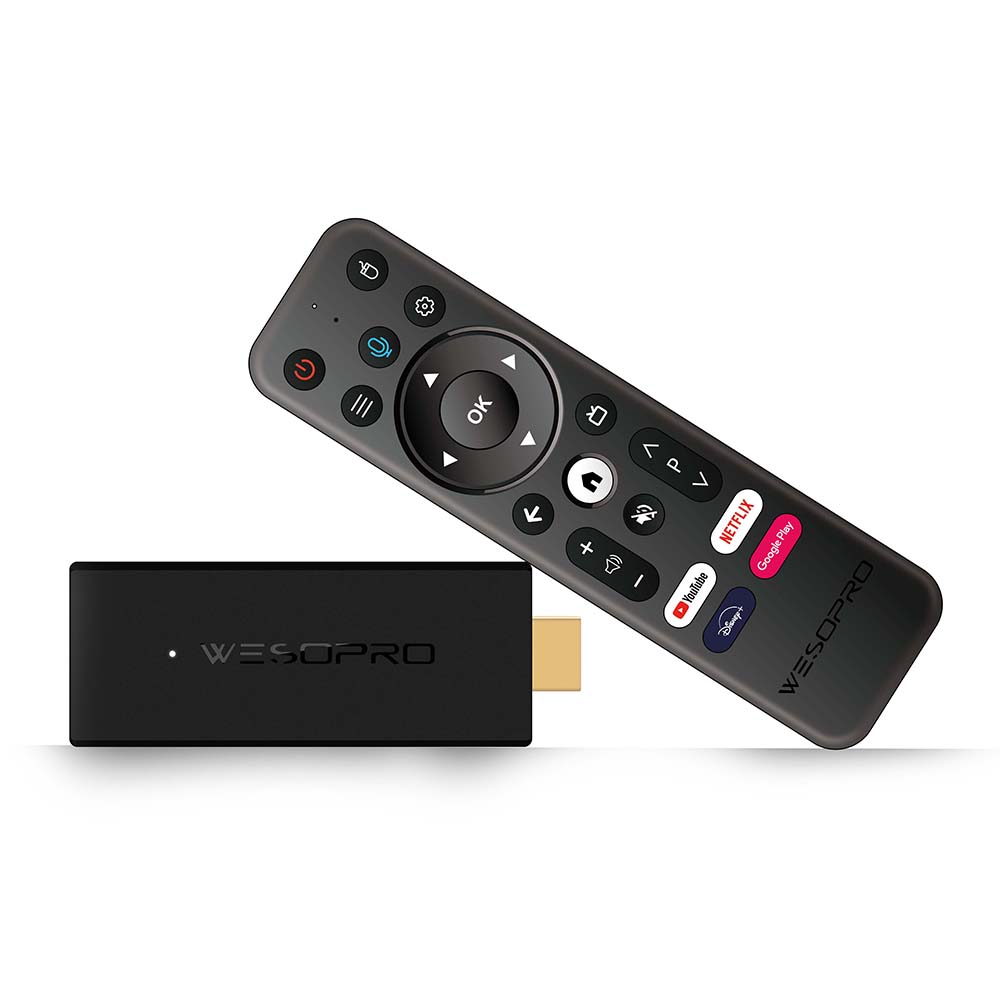 4K Android TV Stick with WiFi 6 and Bluetooth 5.0 Smart TV Dongle