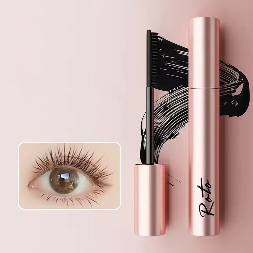 Black Mascara Waterproof Lengthening Silky Eyelashes Volume Eye Makeup Cosmetics