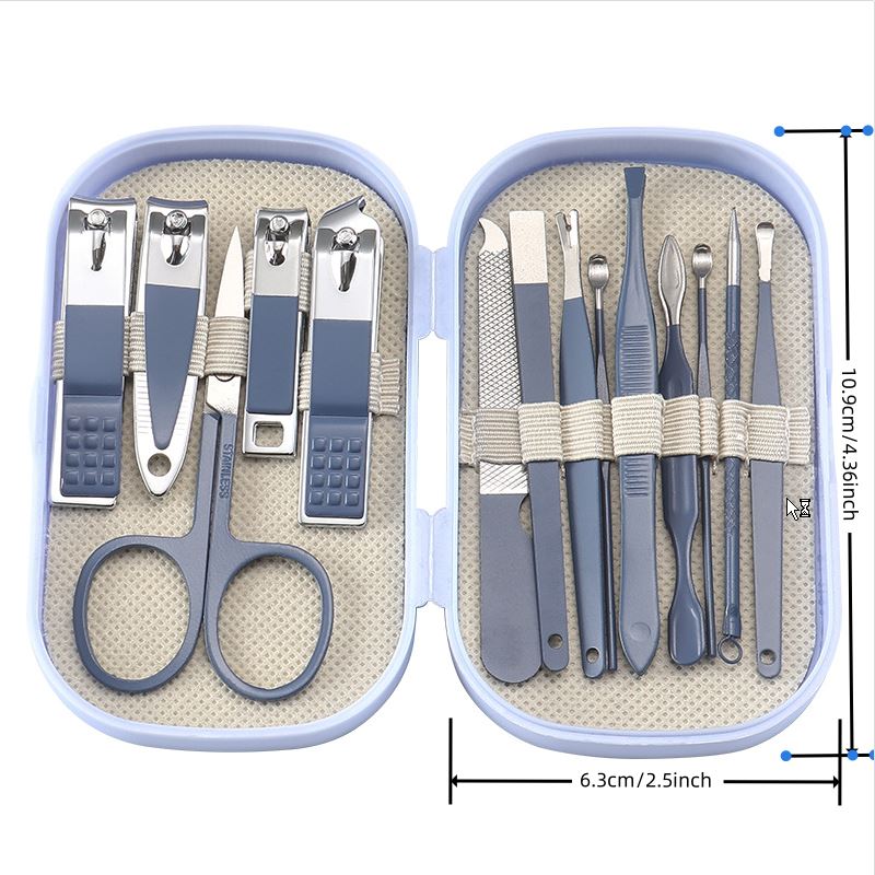 Manicure Set Stainless Steel Nail Clippers and Pedicure Grooming Kit