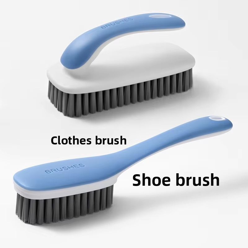 Multifunctional Shoe and Laundry Cleaning Brush Set with Soft Bristles