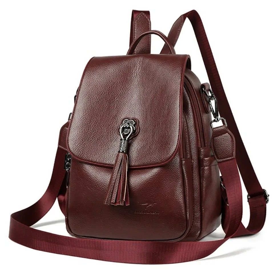 Genuine Leather Casual Commuter Back Pack