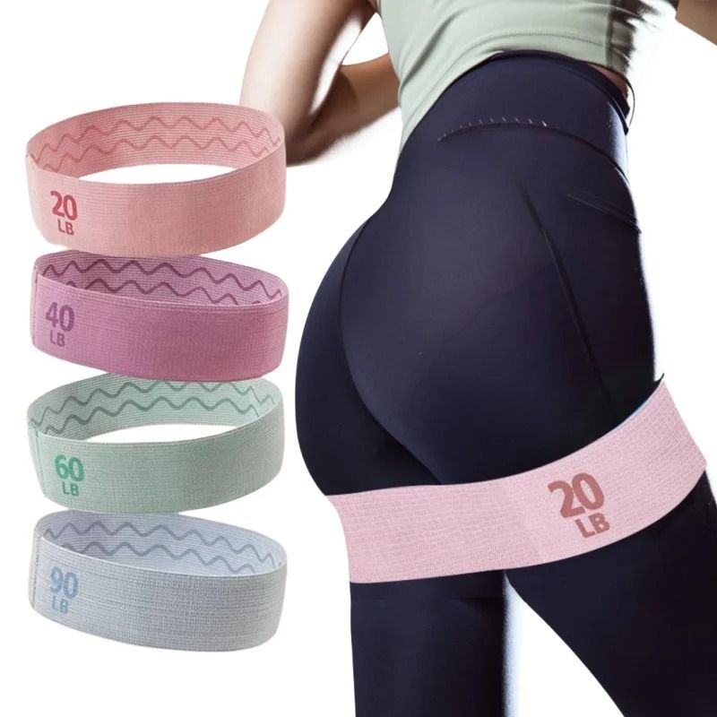 Fabric Resistance Bands for Fitness Yoga Pilates and Home Workout
