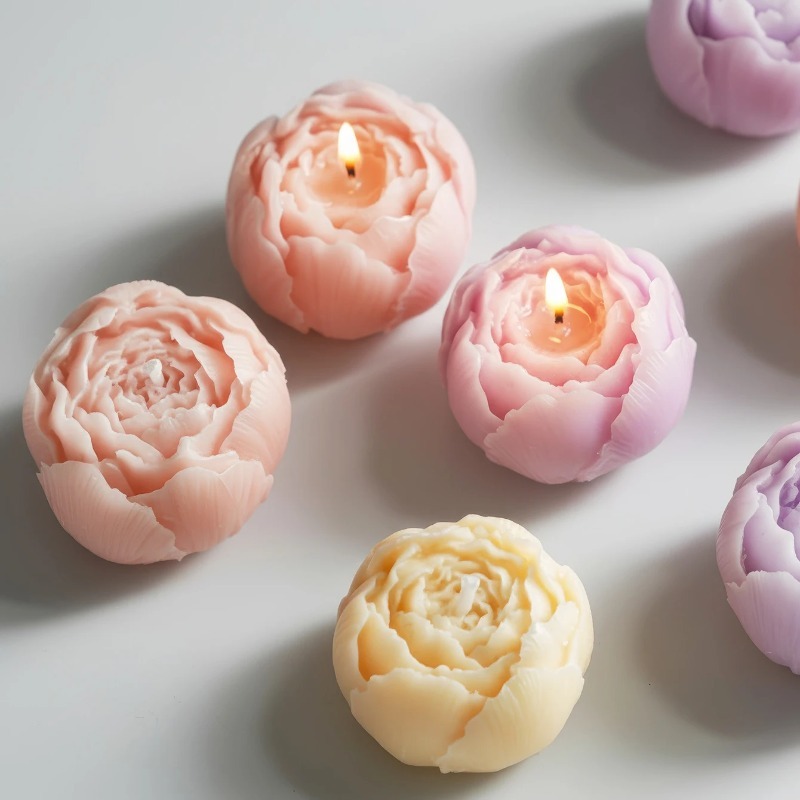 Decorative Handmade Smokeless Candles for Home Decor, Wedding Gifts, Birthdays