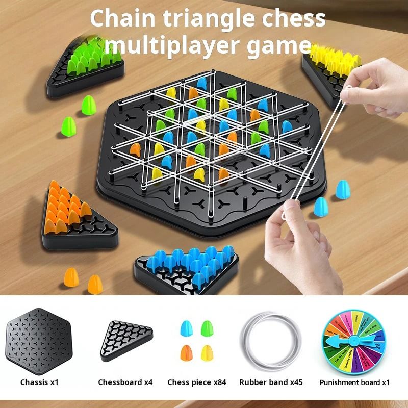 Triggle Triangle Strategy Board Game for Family Play