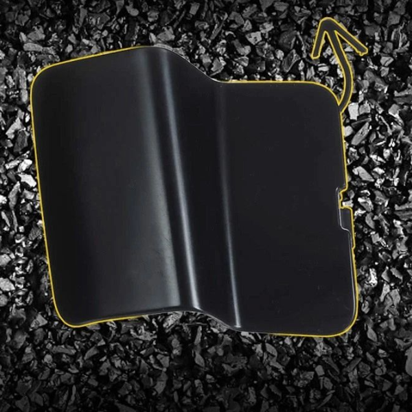 Car Front Bumper Tow Hook Cover, Black Towing Eye Cap, Durable ABS Tow Cap for Perfect Fit and Aesthetic Enhancement