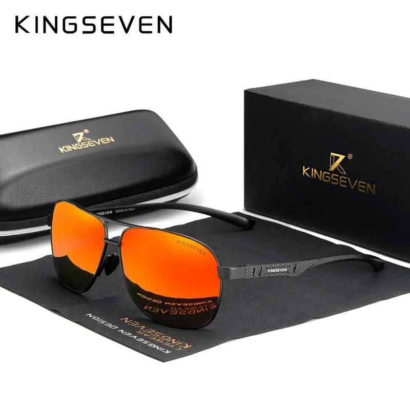 Polarized Aluminum Sunglasses UV400 HD Lens Pilot Eyewear with Photochromic Night Vision Protection
